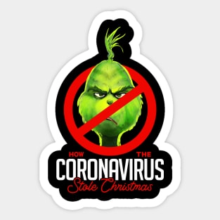 How the Coronavirus Stole Christmas v1 Sticker